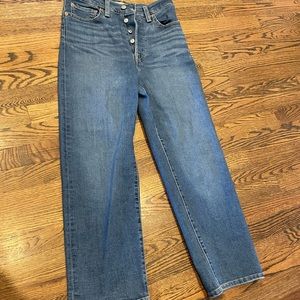 Levis Ribcage Straight Ankle